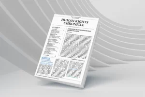 Human Rights Chronicle #3 – September 2026