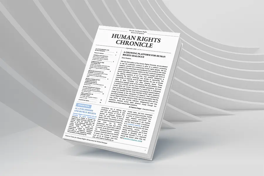 Human Rights Chronicle #3 – September 2026